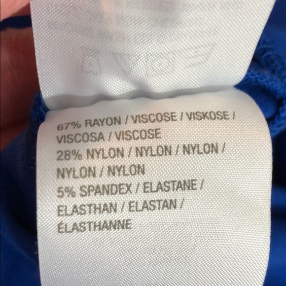 LOGO by Lori Goldstein Blue Stylist Ponte Blazer - Picture 14 of 14